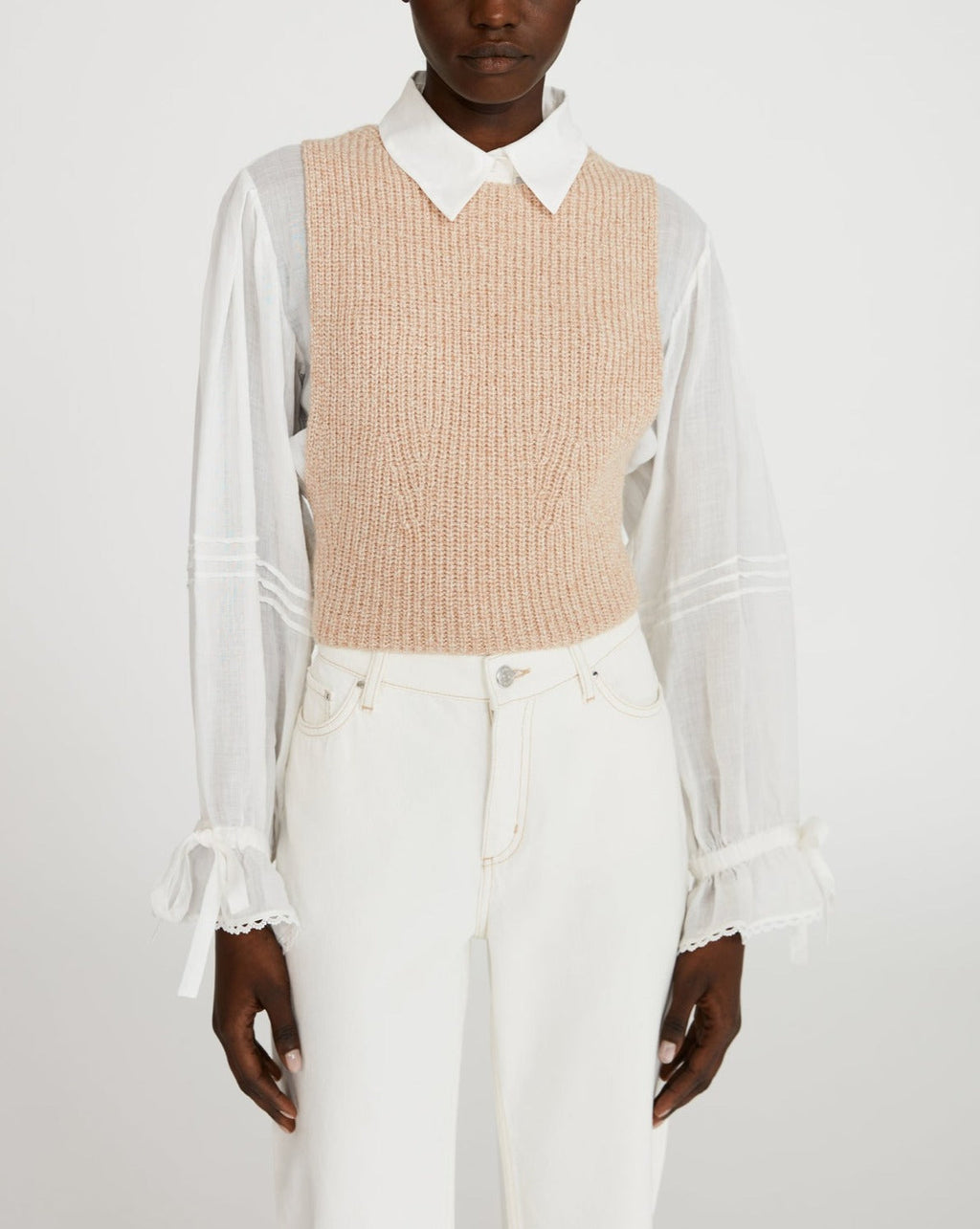 Claudie Pierlot - Jersey - Manessa - Beige