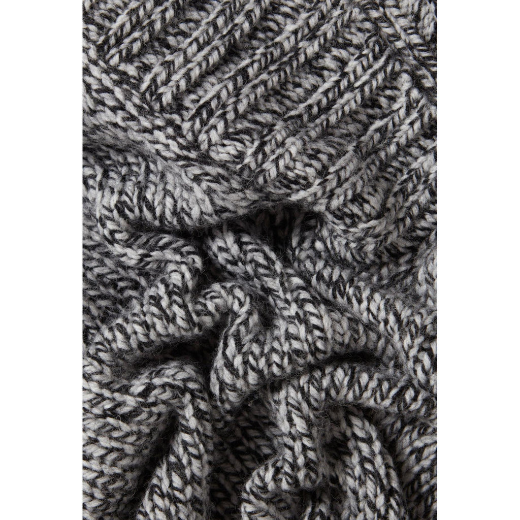 Claudie Pierlot - Pull Grosse Maille Col V Gris