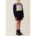 Pull Maille Motifs Col Rond