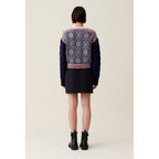 Claudie Pierlot - Pull Maille Motifs Col Rond