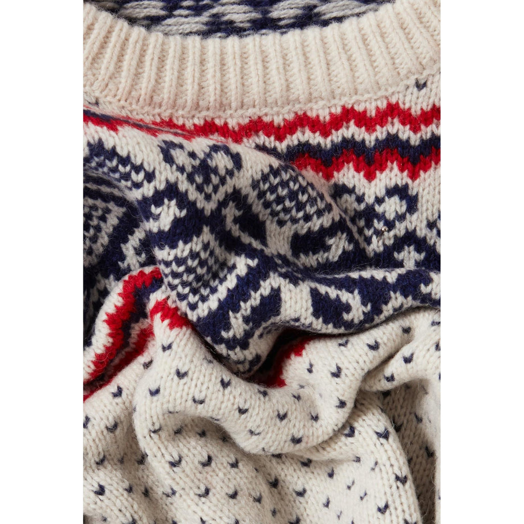 Claudie Pierlot - Pull Maille Motifs Col Rond