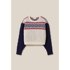 Pull Maille Motifs Col Rond