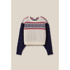 Claudie Pierlot - Pull Maille Motifs Col Rond