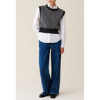 Claudie Pierlot - Pull Rayé Sans Manches Maille