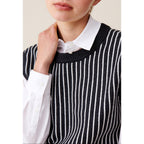 Claudie Pierlot - Pull Rayé Sans Manches Maille