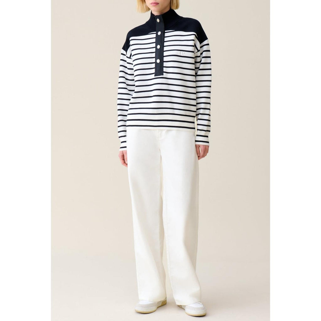 Claudie Pierlot - Sweatshirt Minimum Marinière