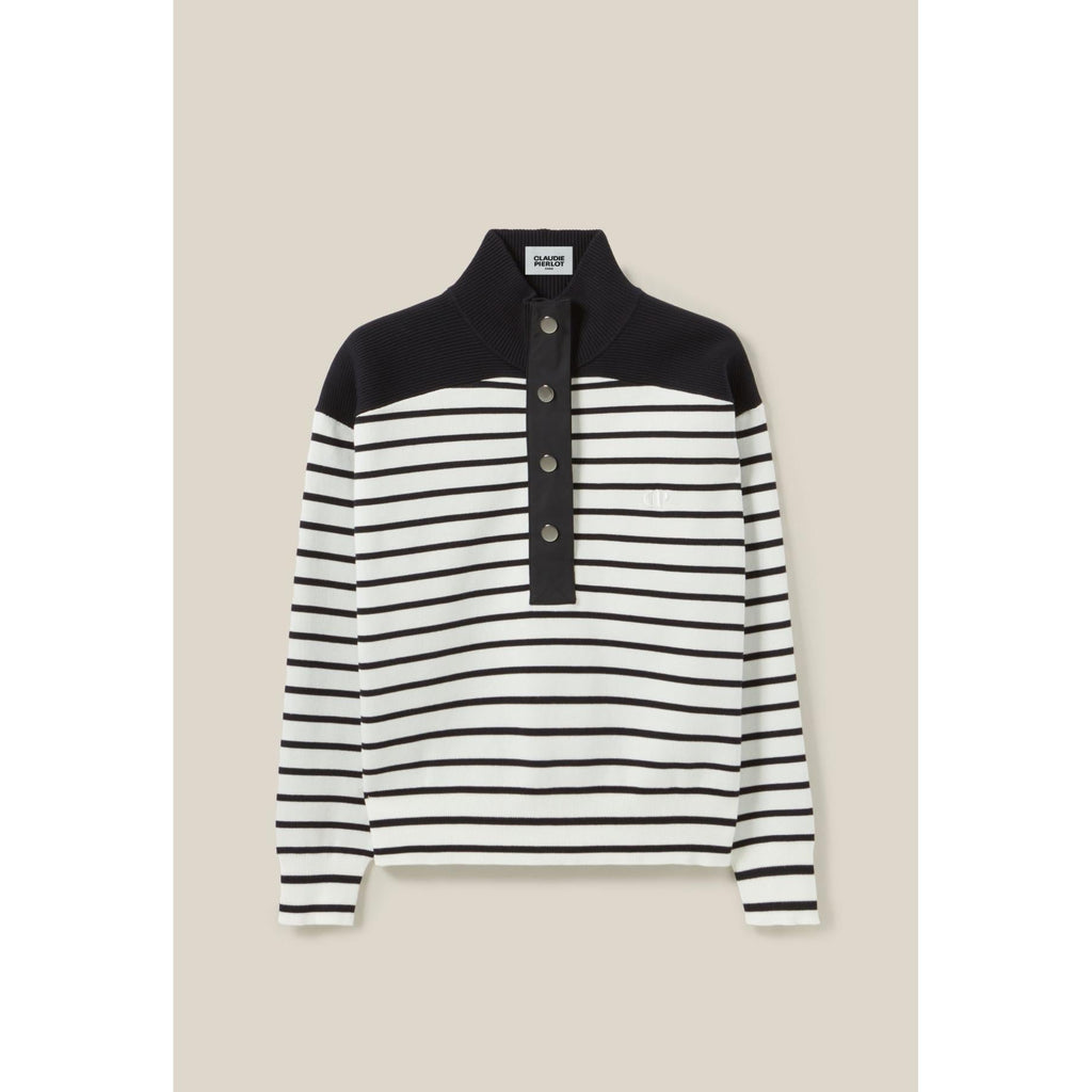 Claudie Pierlot - Sweatshirt Minimum Marinière