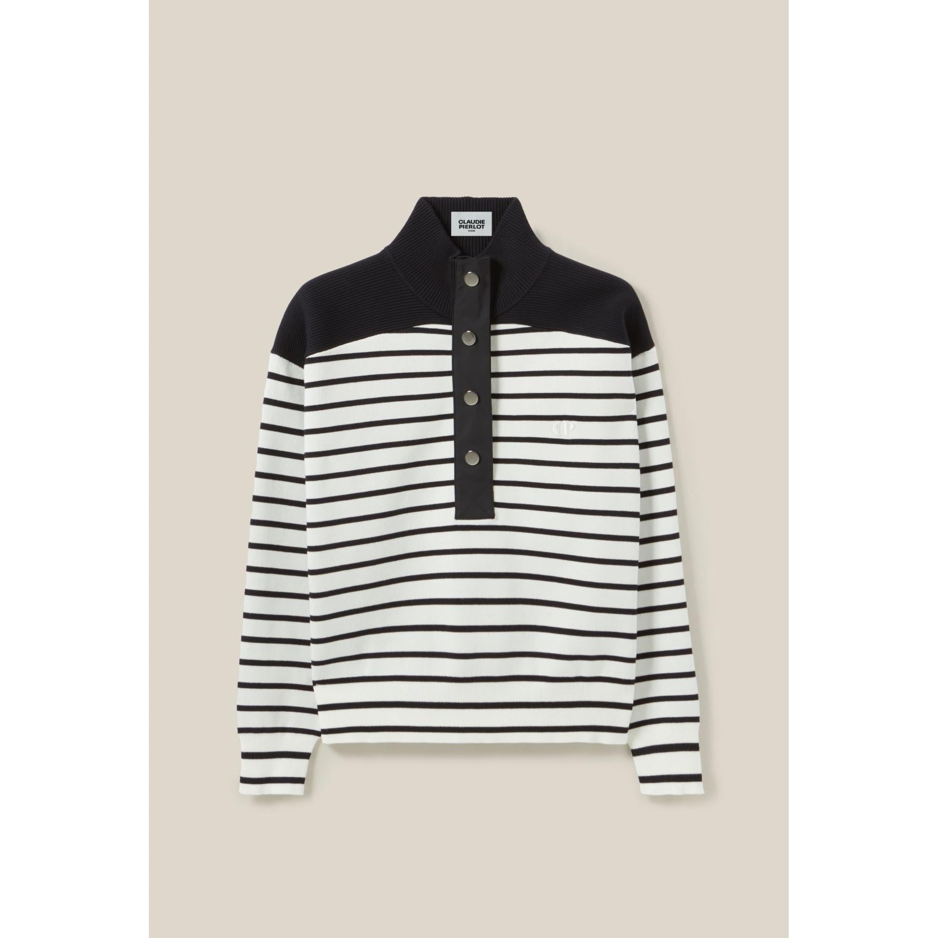Claudie Pierlot - Sweatshirt Minimum Marinière