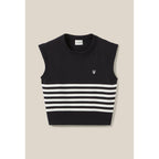 Pull Jean Toto Rayé Sans Manches