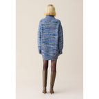 Robe Courte Laine Col Roulé