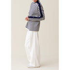 Claudie Pierlot - Pull Marinière Col Montant