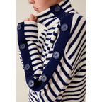 Claudie Pierlot - Pull Marinière Col Montant