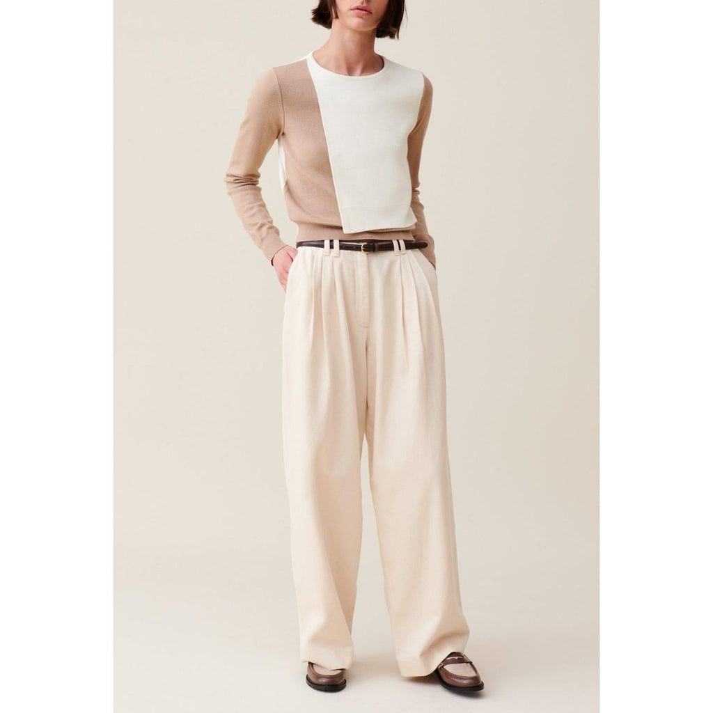 Claudie Pierlot - Pull Court Rabat Ton Sur Ton