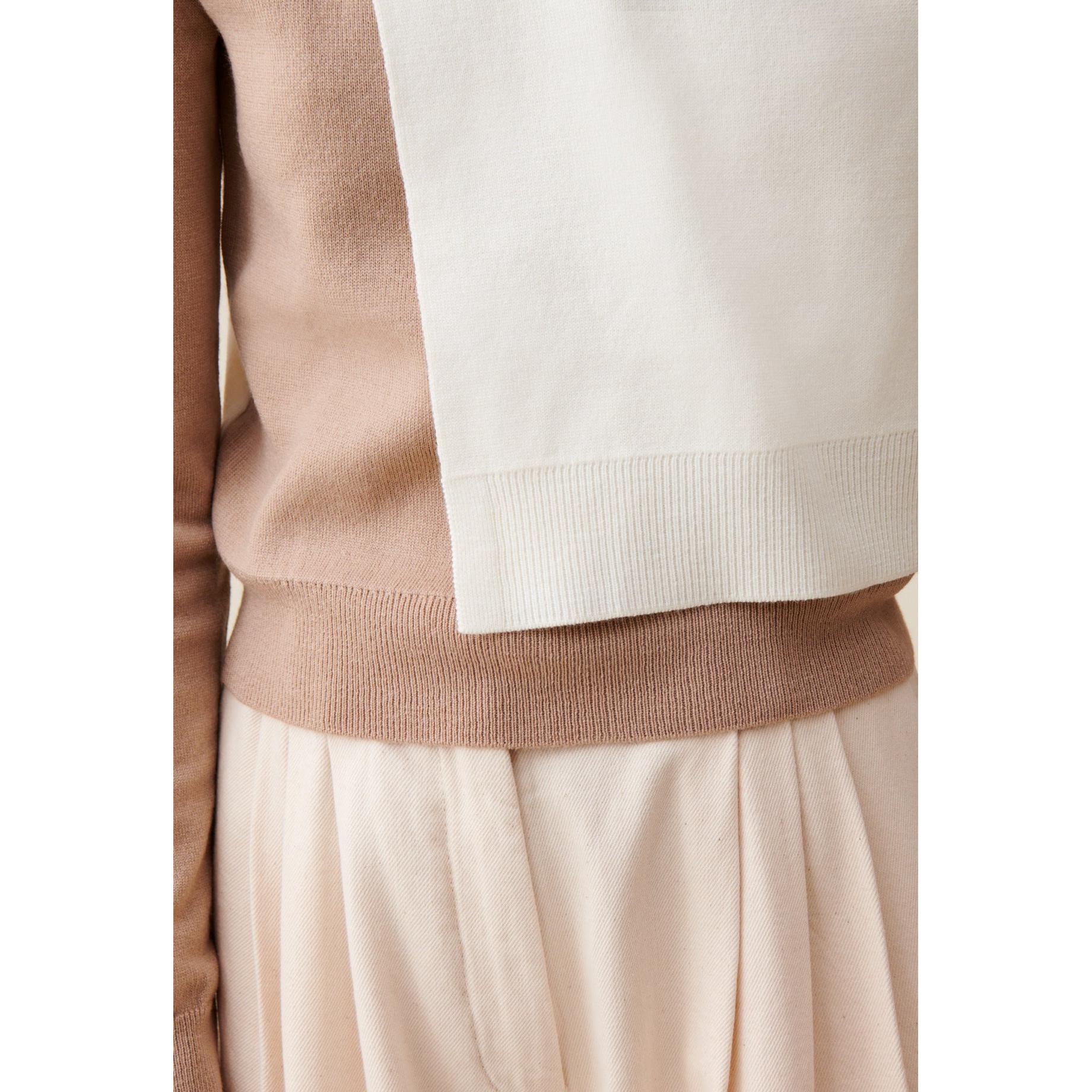 Claudie Pierlot - Pull Court Rabat Ton Sur Ton