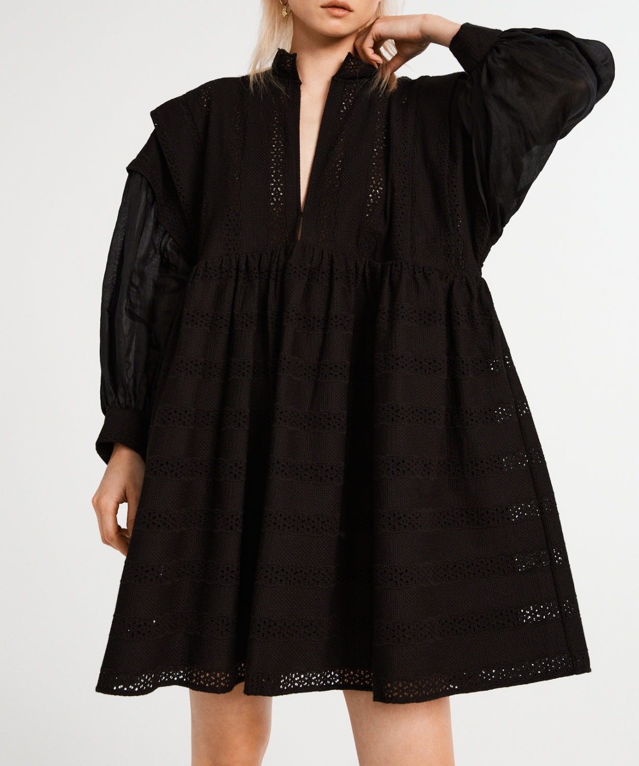 Claudie Pierlot - Robe Russe - Noir