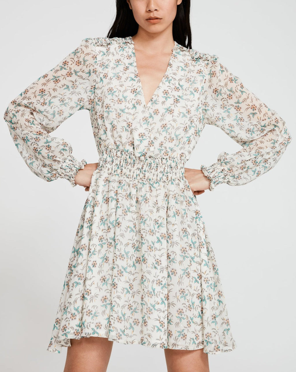 Claudie Pierlot - Robe C&T - Regard - Print Clair