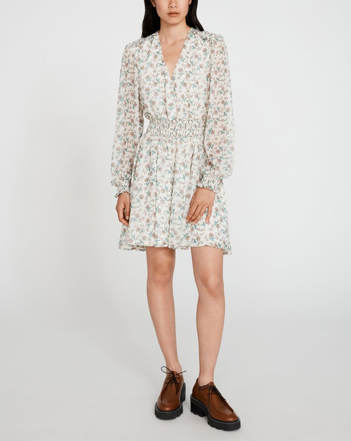 Claudie Pierlot - Robe C&T - Regard - Print Clair