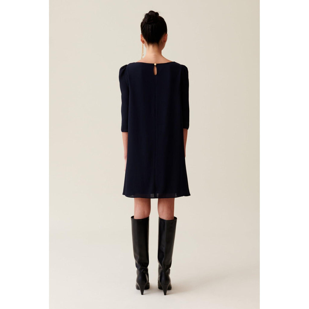 Claudie Pierlot - Robe Courte Rififi Bleu Marine