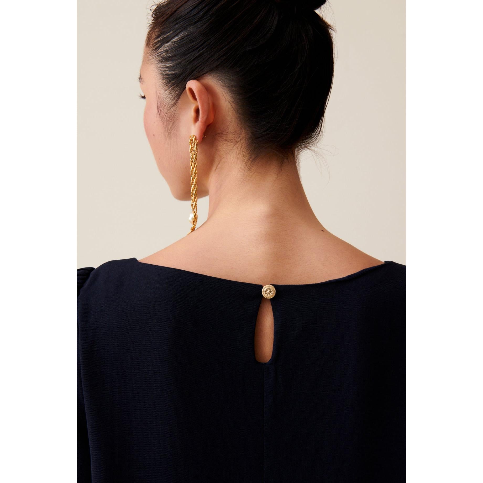 Claudie Pierlot - Robe Courte Rififi Bleu Marine