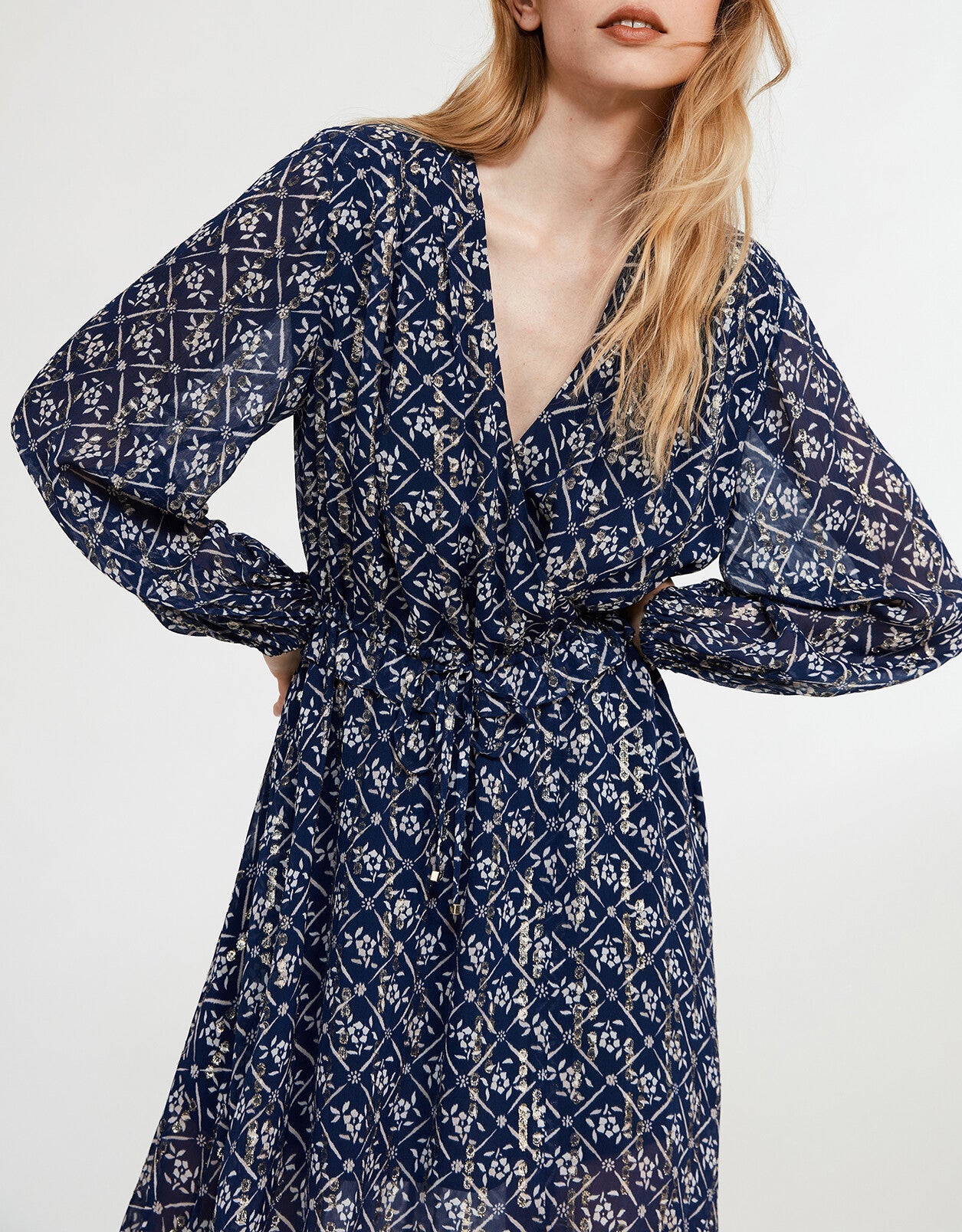Claudie Pierlot - Robe C&T - Rivage - Print Fonce