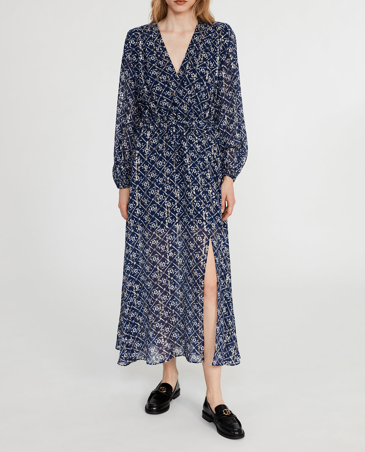 Claudie Pierlot - Robe C&T - Rivage - Print Fonce