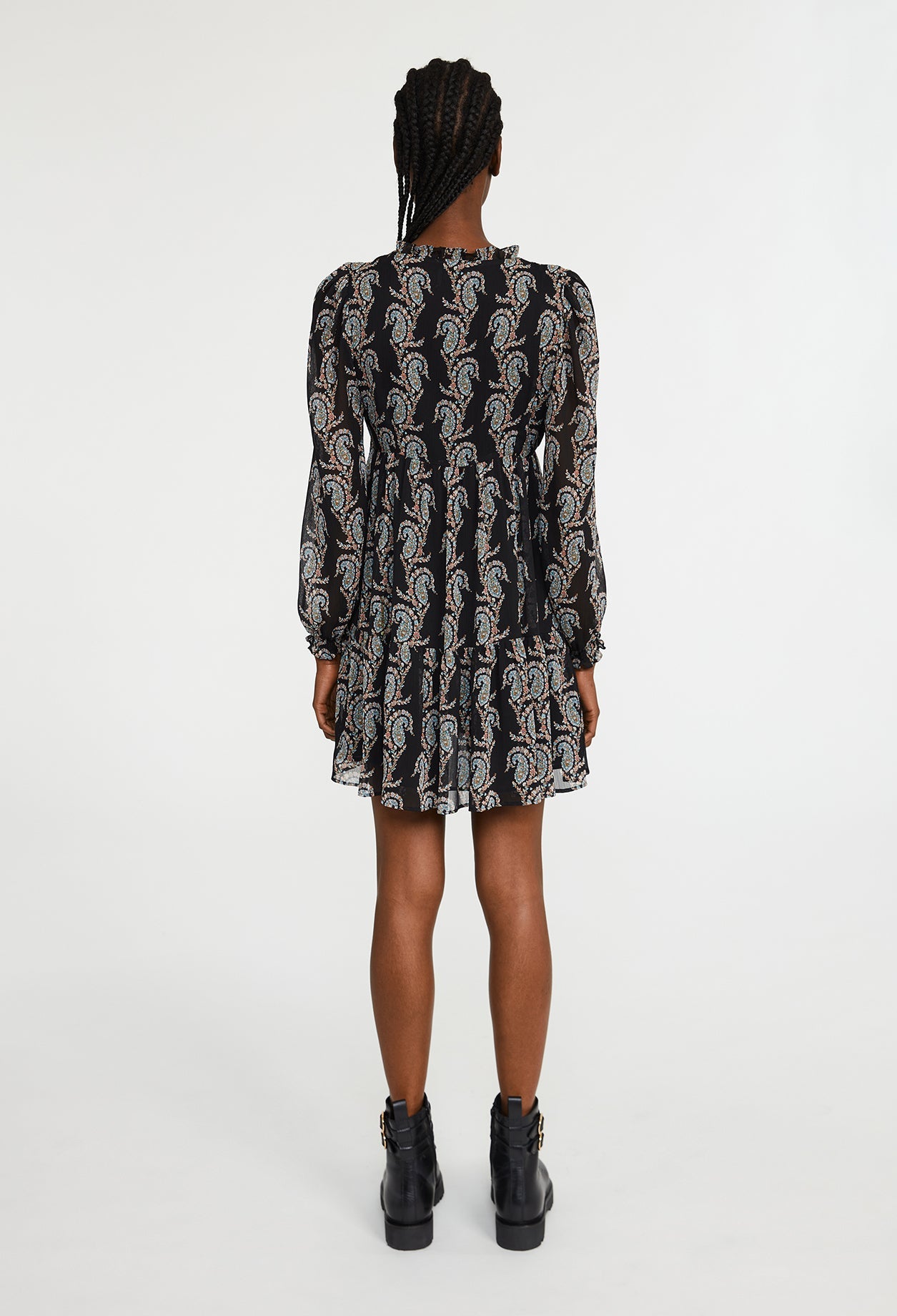 Claudie Pierlot - Robe C&T - Rosy - Print Fonce