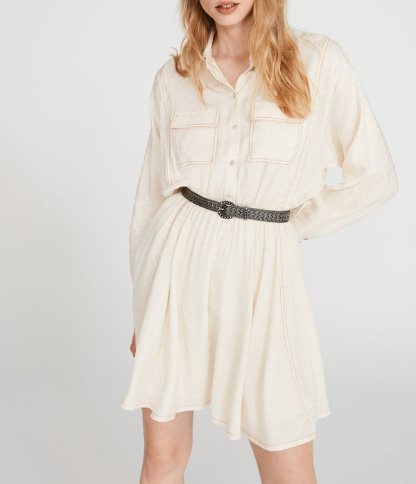 Claudie Pierlot - Vestido C&T - Rupie - Crudo
