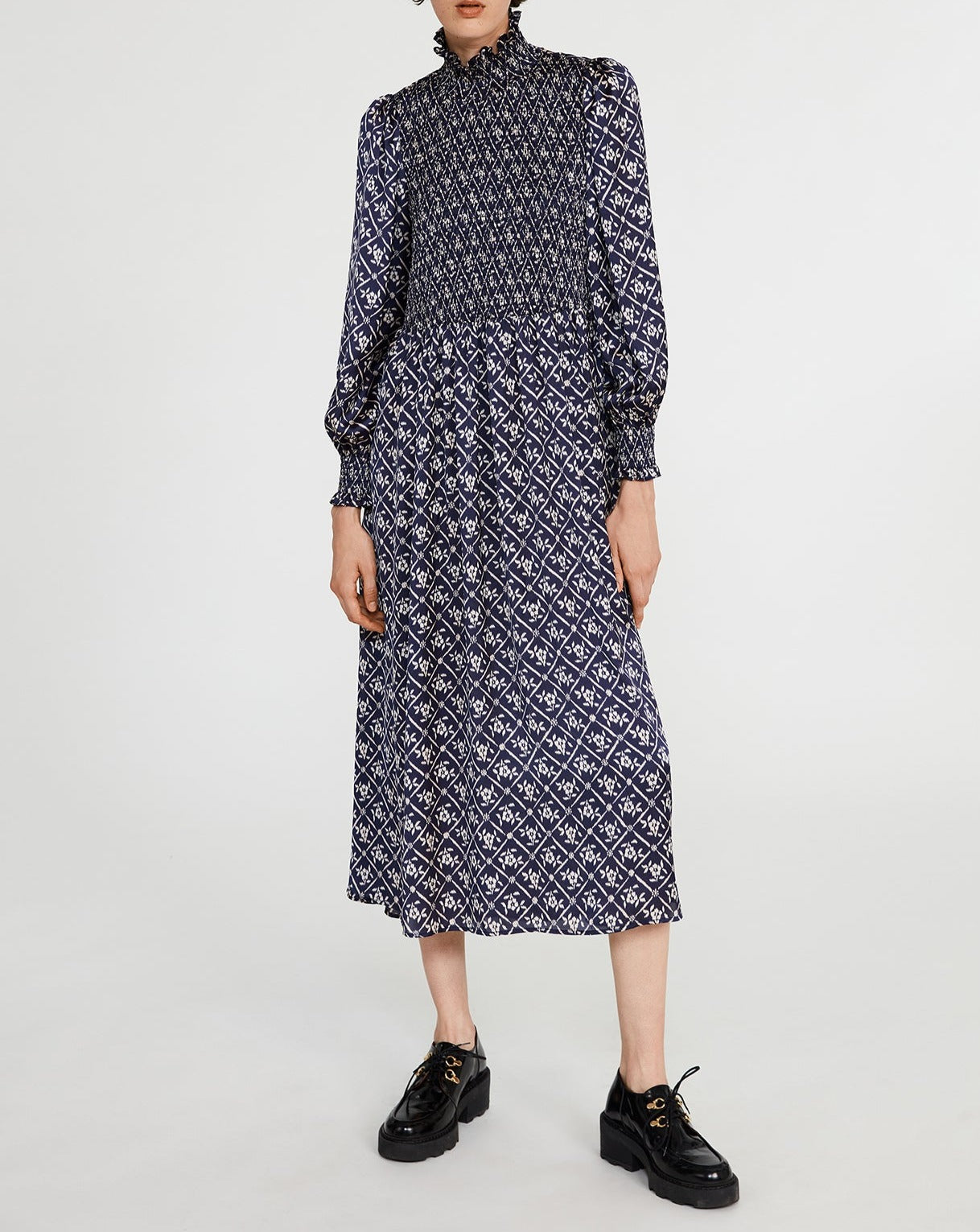 C&T - Rosalia - Dark Print Dress