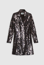 Claudie Pierlot - C&T dress - Reseauta - Silver