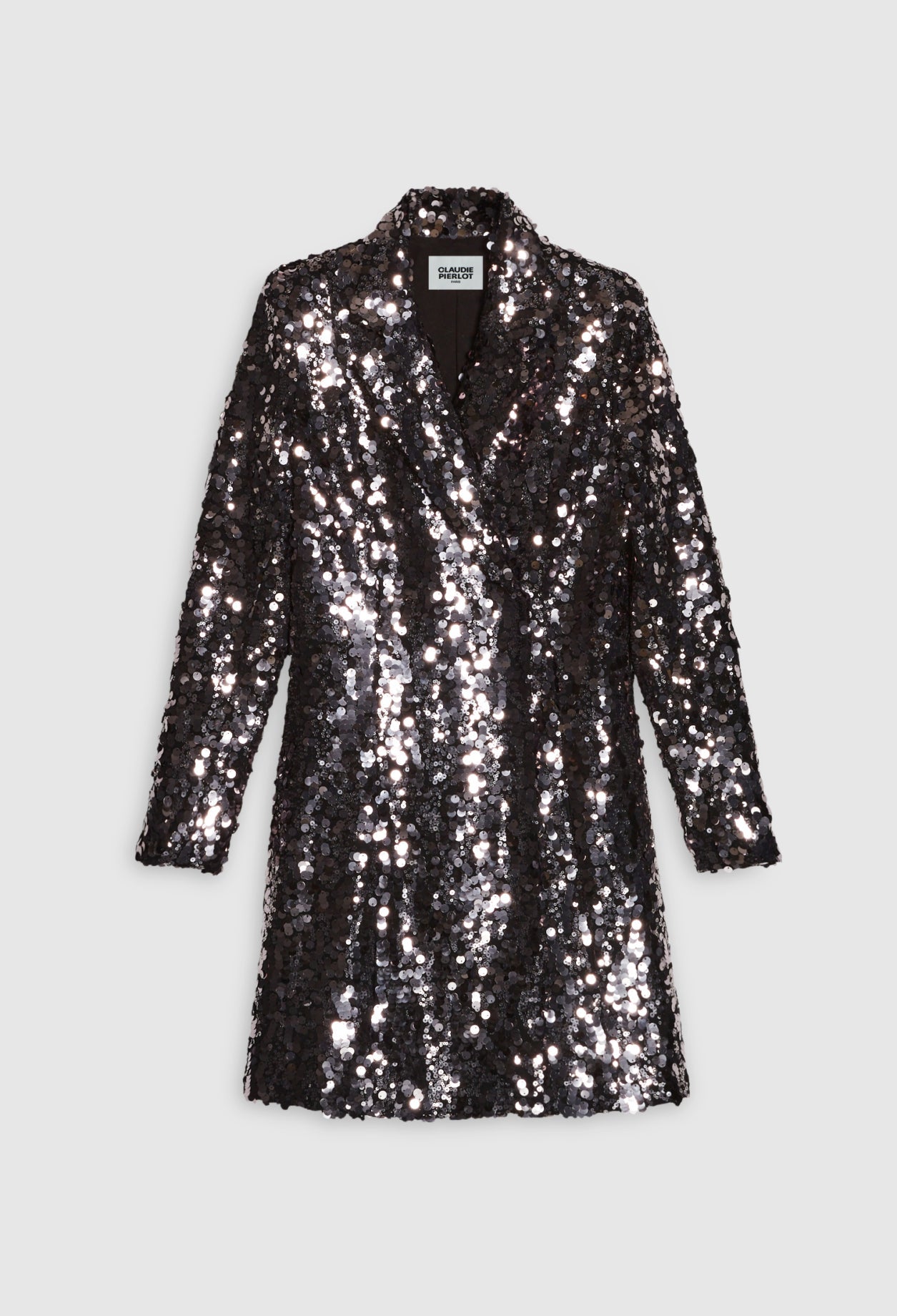 Claudie Pierlot - C&T dress - Reseauta - Silver