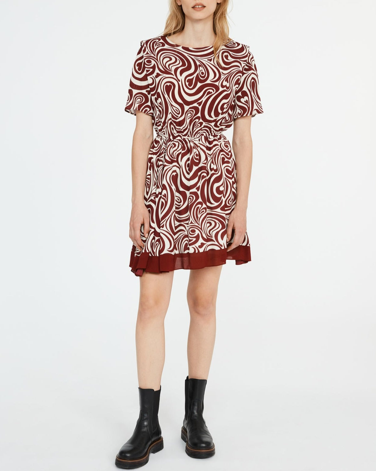 Claudie Pierlot - Robe C&T - Rahi - Print Fonce