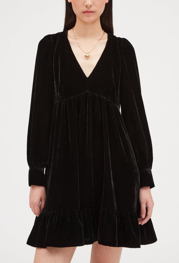 Claudie Pierlot - Vestido C&T - Rain - Negro