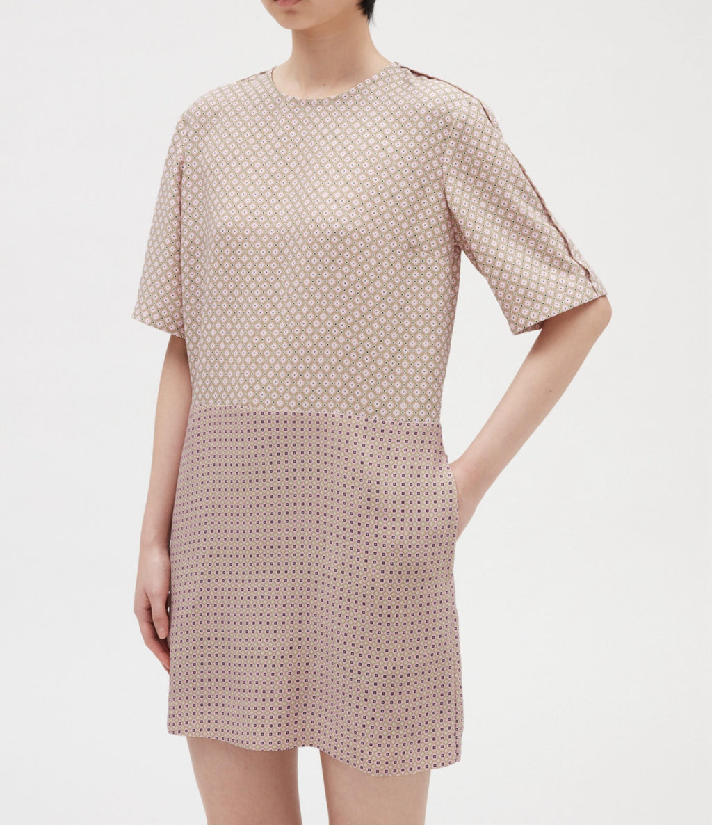 Claudie Pierlot - Robe C&T - Rayet - Print Clair