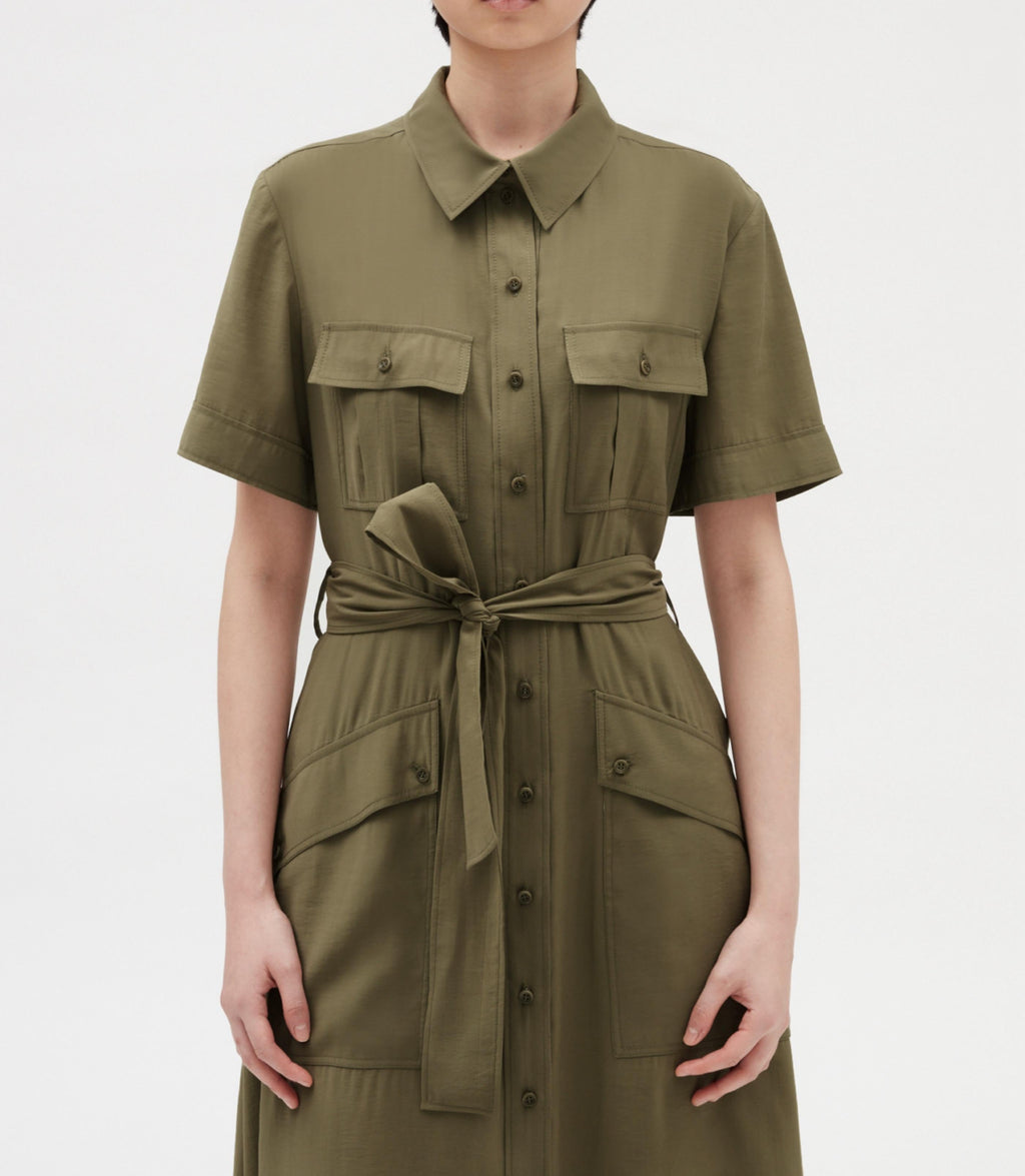 Claudie Pierlot - Robe C&T - Repos - Kaki