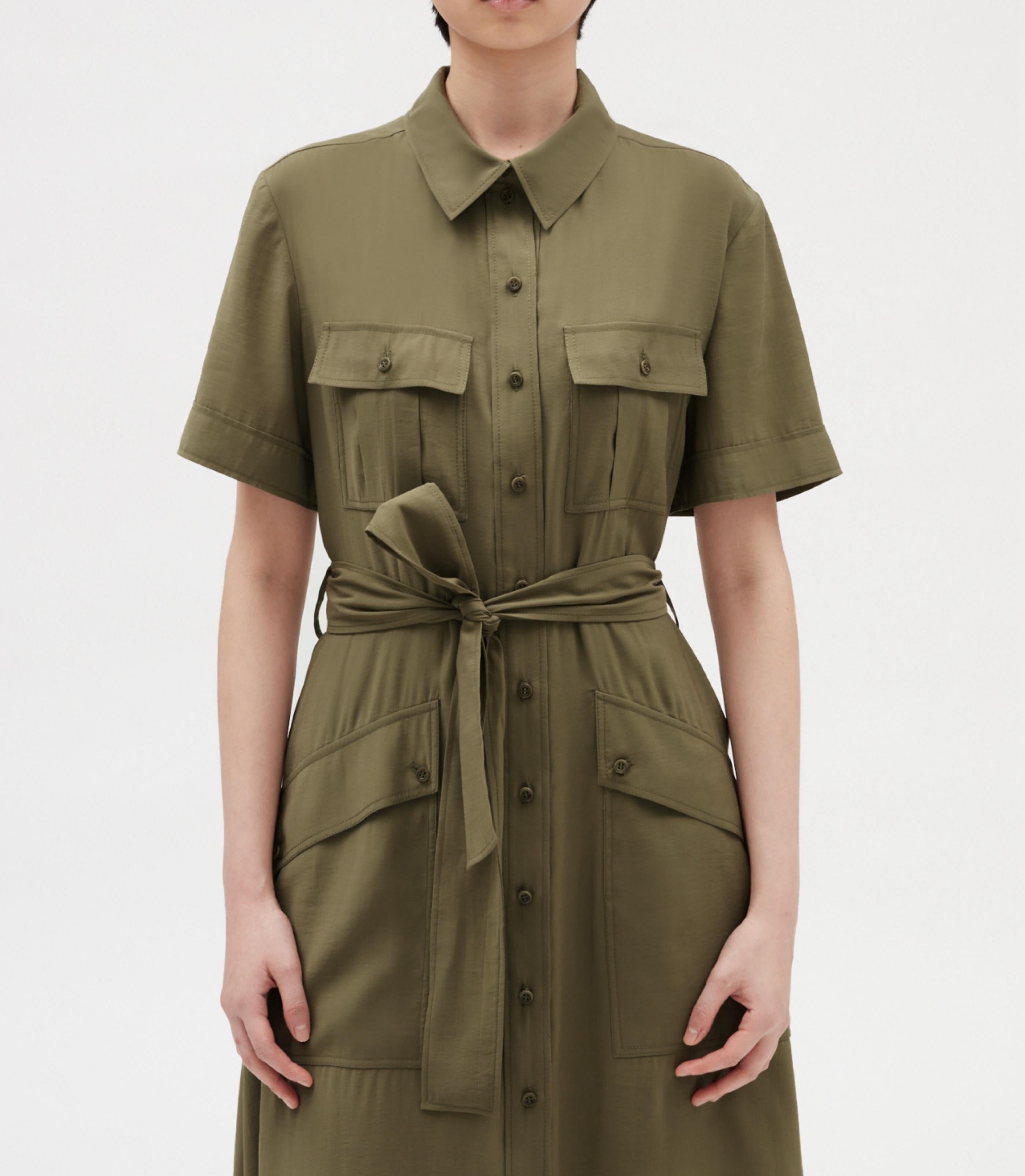 Claudie Pierlot - Robe C&T - Repos - Kaki