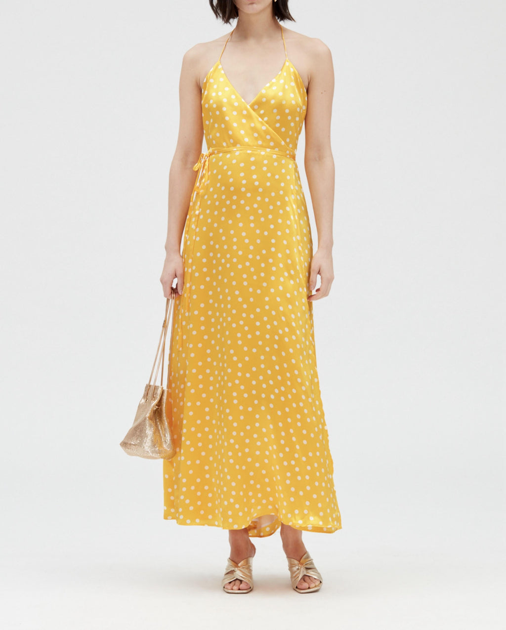 Claudie Pierlot - Vestido C&T - Lunares radiantes - Estampado ligero