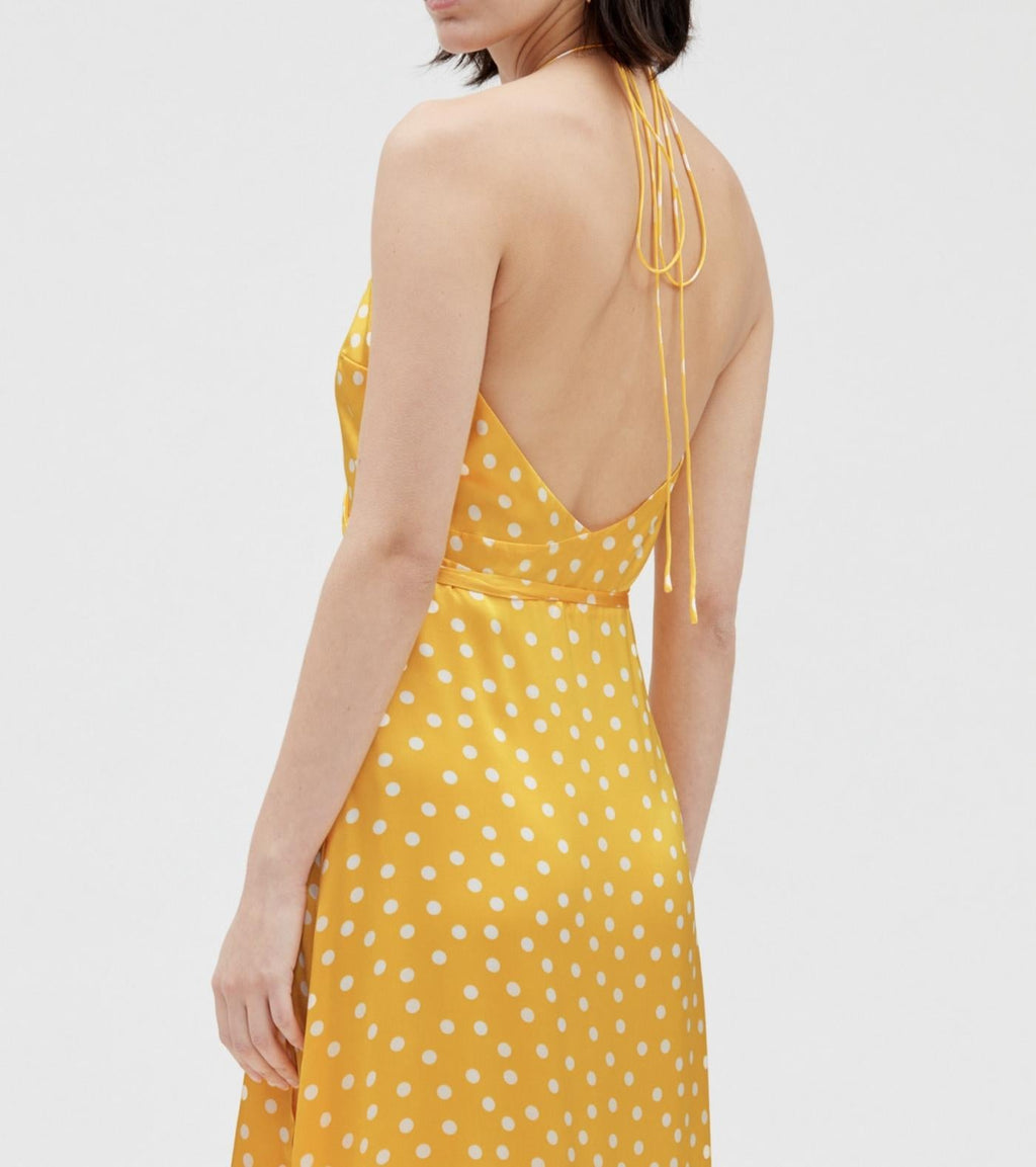 Claudie Pierlot - Vestido C&T - Lunares radiantes - Estampado ligero