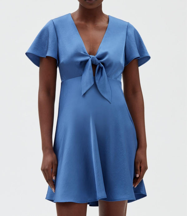 Claudie Pierlot - C&T Dress - Raffia - Storm Blue