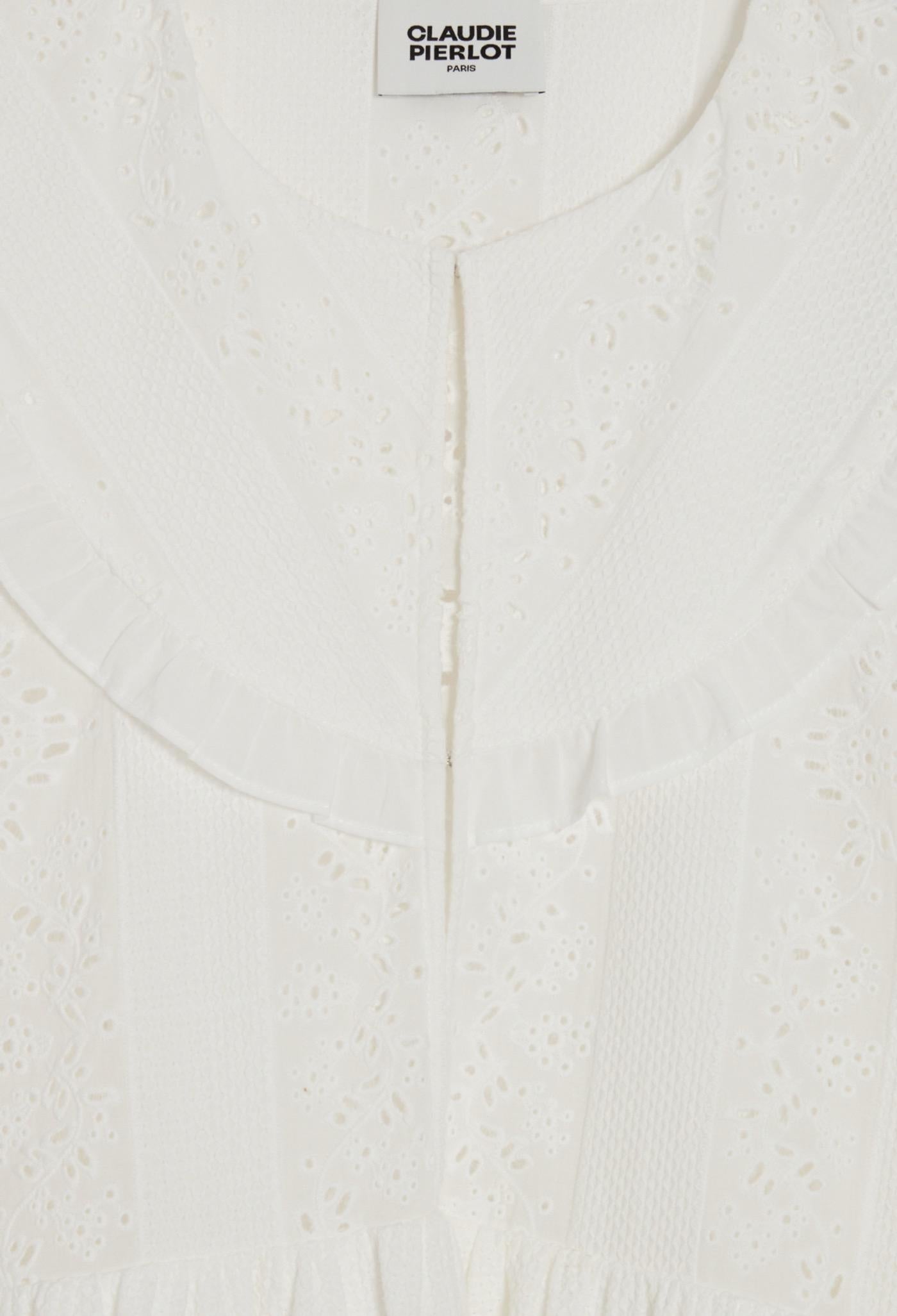 Claudie Pierlot - Vestido C&T - Russa - Blanco