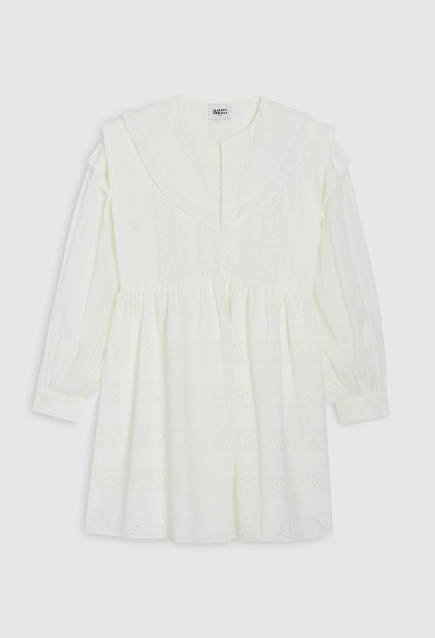 Claudie Pierlot - Vestido C&T - Russa - Blanco