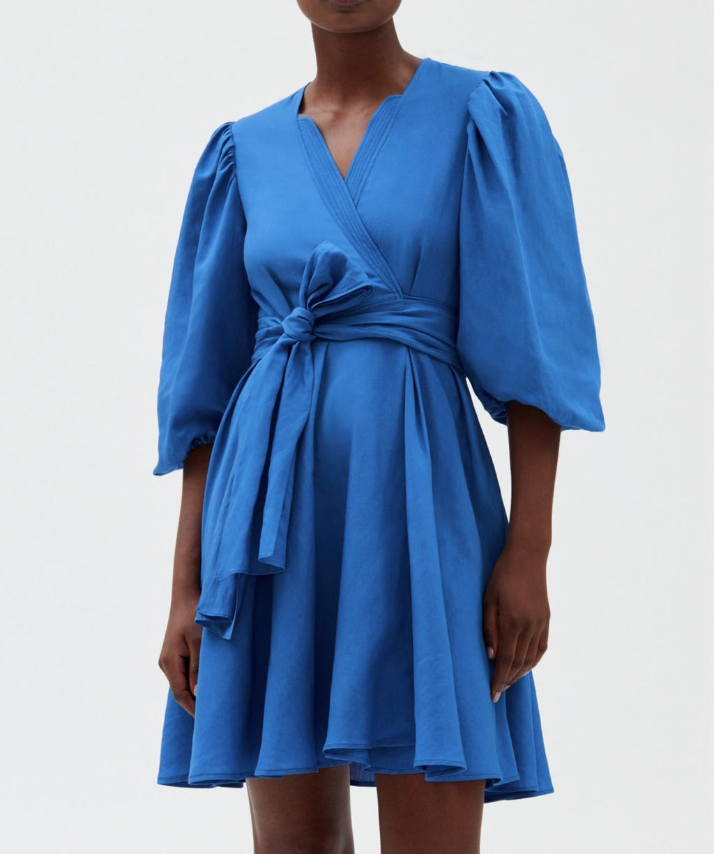 Claudie Pierlot - Robe C&T - Raymondesantorin - Bleu Santorin