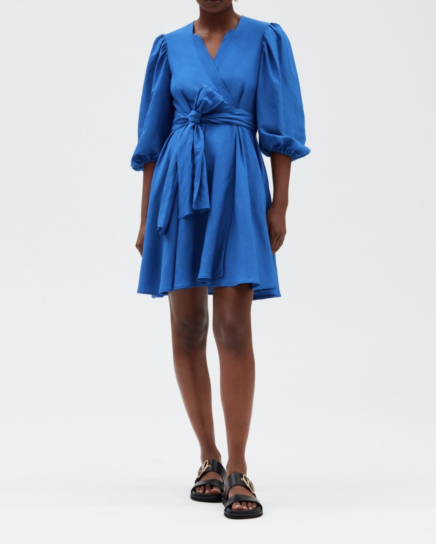 Claudie Pierlot - Robe C&T - Raymondesantorin - Bleu Santorin