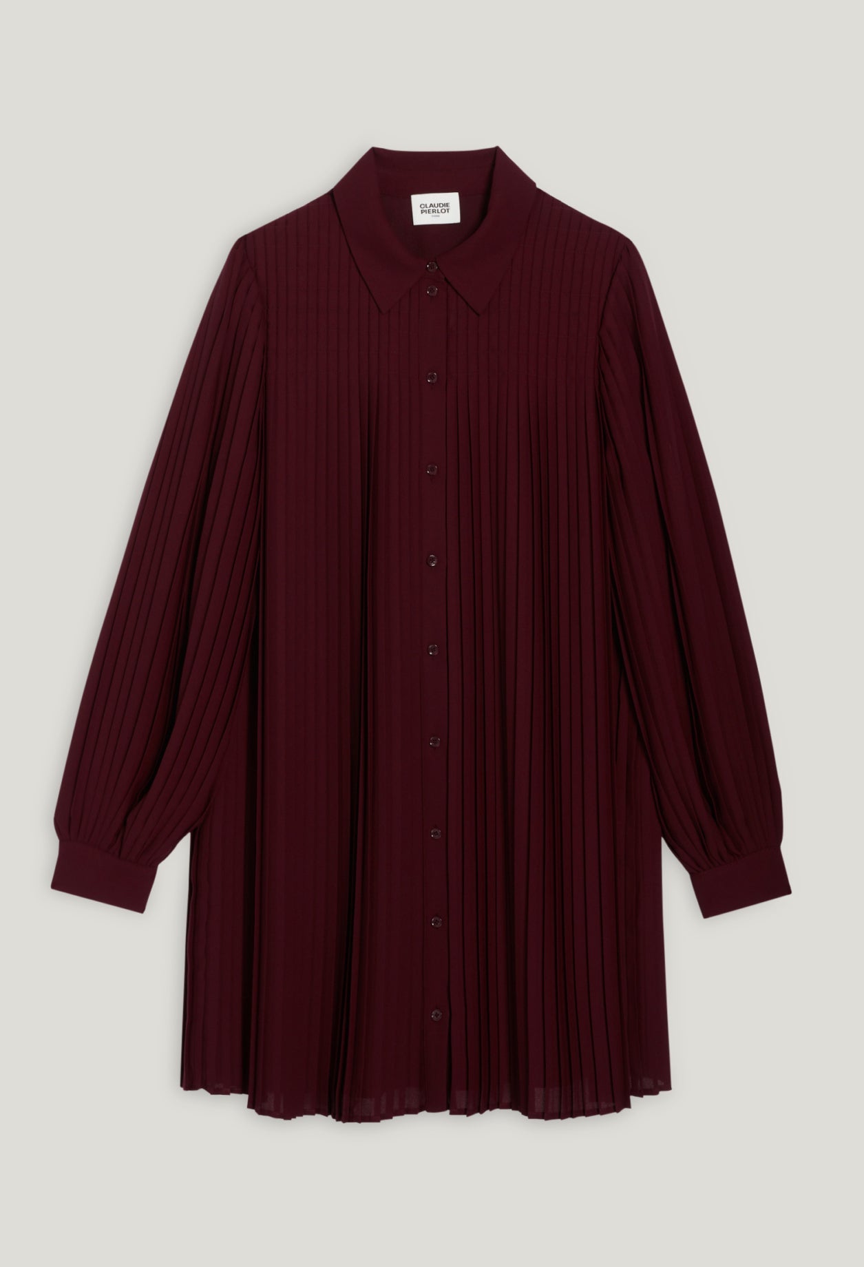 Vestido C&T - Radia - Burdeos