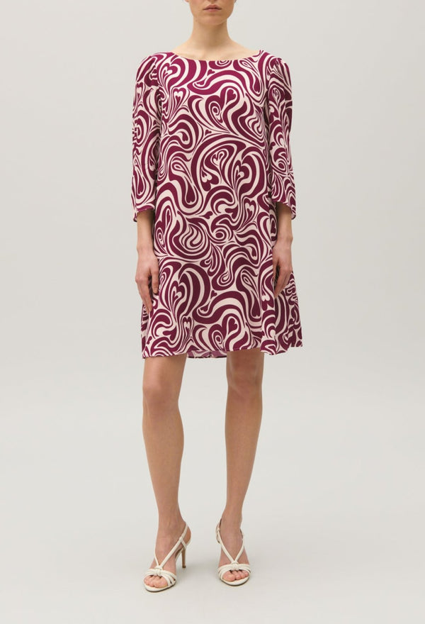 Claudie Pierlot - Robe C&T - Rififi - Print Fonce