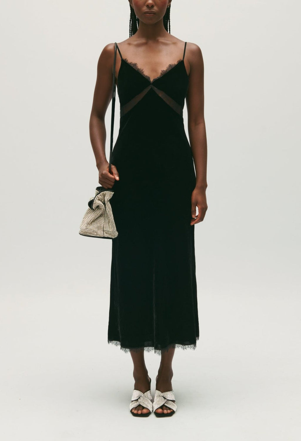 Claudie Pierlot - C&T Dress - Ribellevelours - Black