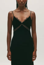 Claudie Pierlot - C&T Dress - Ribellevelours - Black