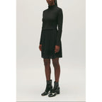 Claudie Pierlot - Robe Twist Courte Plissée Noire
