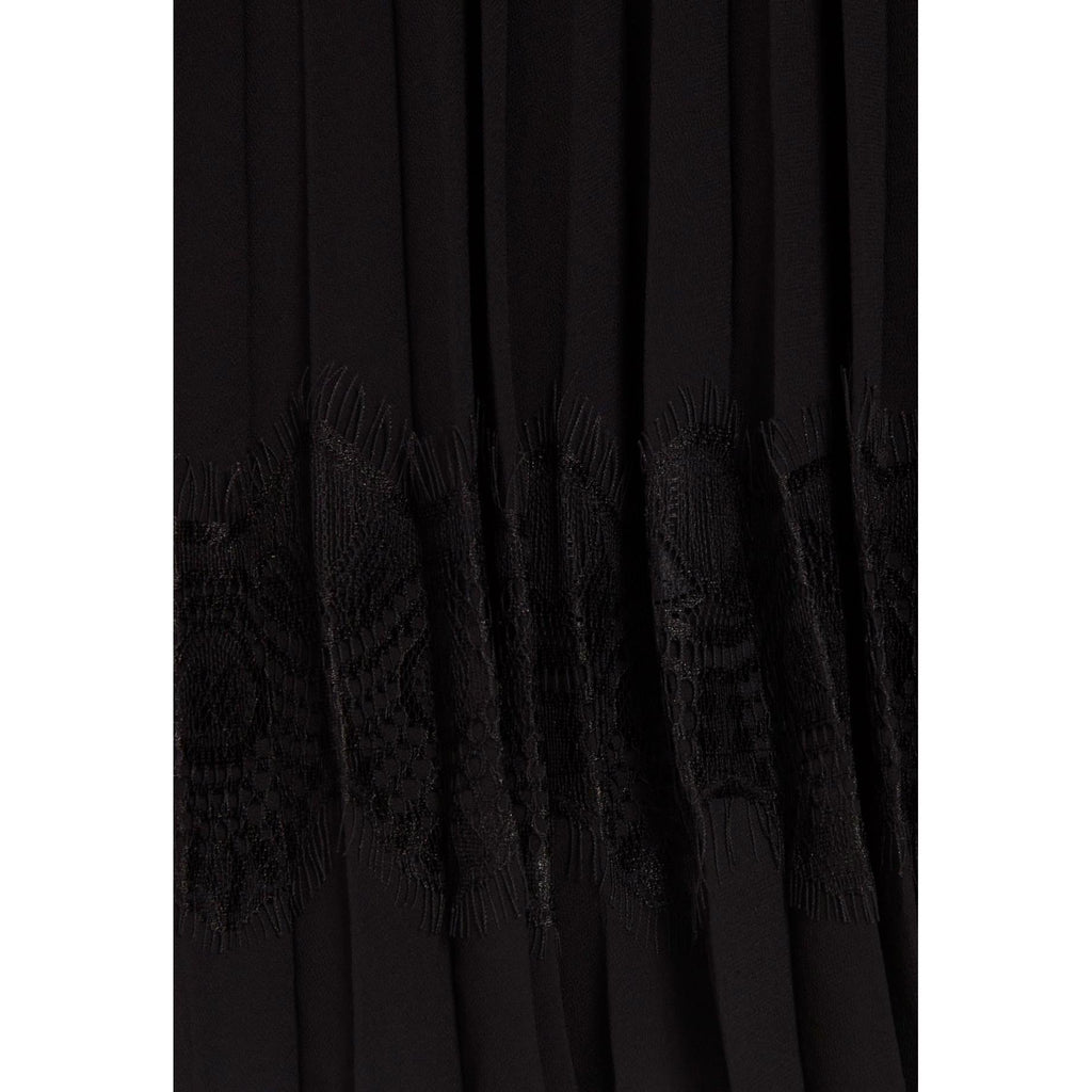 Claudie Pierlot - Robe Twist Courte Plissée Noire