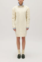 Claudie Pierlot - Robe Maille - Mansoura - Ecru