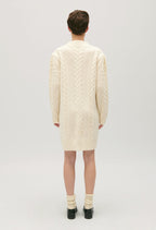 Claudie Pierlot - Robe Maille - Mansoura - Ecru